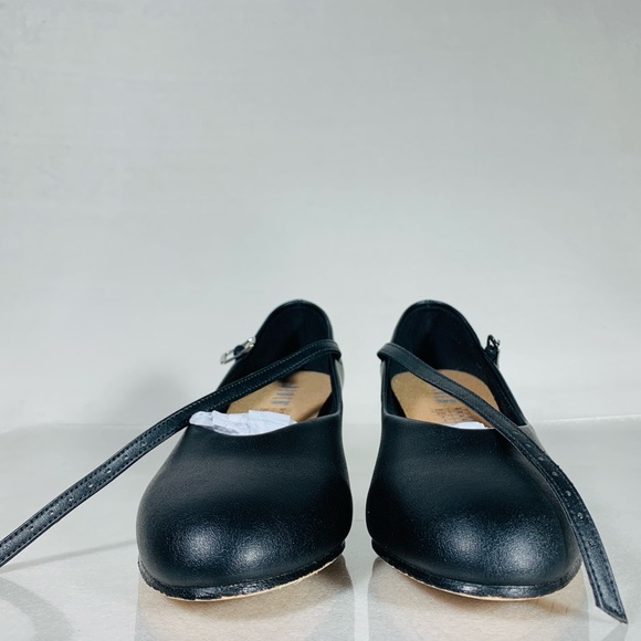 NEW Bloch Sz 6W Women's Broadway-Lo Character Shoe in Black - Picture 4 of 10